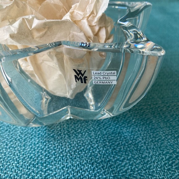 Vintage WMF Starflower 24% Lead Crystal Votives Set of two - Picture 5 of 7